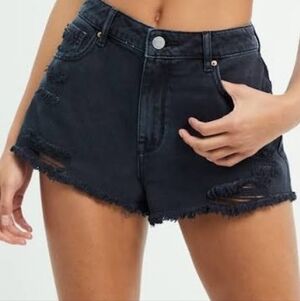 PACSUN Black Denim Shorts!!